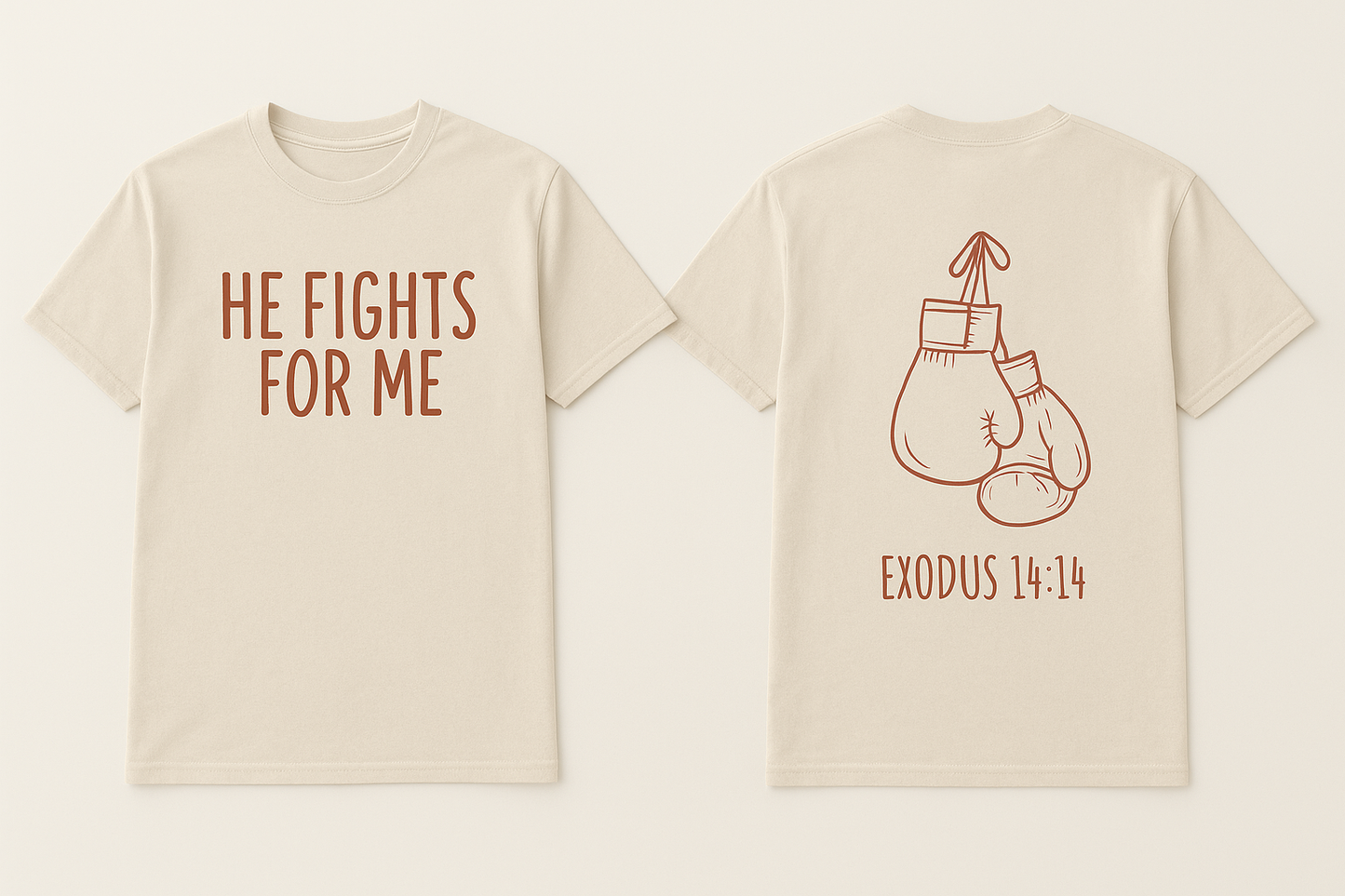 exodus 14:14 He fights for me t-shirt