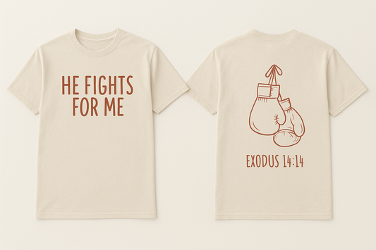 exodus 14:14 He fights for me t-shirt